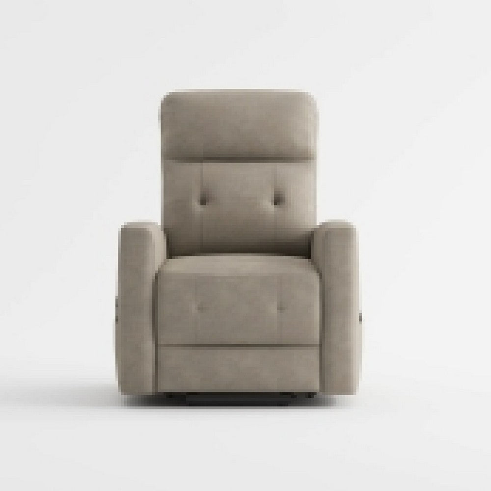 Woxo Power Lift Recliner Chair with Heat Massage | Brown Microfiber BM336269