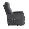 Woxo Power Lift Recliner Chair with Heat Massage | Gray Microfiber BM336270