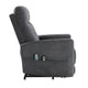 Woxo Power Lift Recliner Chair with Heat Massage | Gray Microfiber BM336270