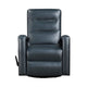 Kamo Manual Recliner Swivel Chair | 32’’ | Navy Blue Faux Leather BM336277