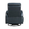 Kamo Manual Recliner Swivel Chair | 32’’ | Navy Blue Faux Leather BM336277