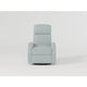 Leox Manual Recliner Chair | 30’’ | Light Blue Boucle | 360 Swivel BM336281