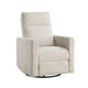 Yujo Recliner Chair | Manual | 30" | Beige Chenille | 360 Swivel
