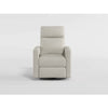 Yujo Recliner Chair | Manual | 30’’ | Gray Faux Leather | 360 Swivel BM336283