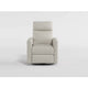 Yujo Recliner Chair | Manual | 30’’ | Gray Faux Leather | 360 Swivel BM336283