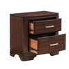 Hudy 2 Drawer Nightstand | 26’’ | Cherry Brown Birch Veneer BM336303