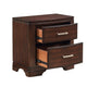Hudy 2 Drawer Nightstand | 26’’ | Cherry Brown Birch Veneer BM336303