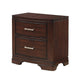 Hudy 2 Drawer Nightstand | 26’’ | Cherry Brown Birch Veneer BM336303