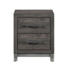Deena 2 Drawer Nightstand | 25’’ | Brown Gray Melamine Veneer BM336317