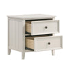 Etgo 2 Drawer Nightstand | 24’’ | White Melamine Veneer BM336320