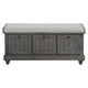 Wali 44’’ Bench with Lift Top Storage | Plush Gray Cushioned Seat