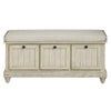 Wali 44’’ Bench with Lift Top Storage | Cushioned Seat Antique White