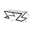 Azzy 3pc Occasional Coffee Table Set | Angled Base | White Faux Stone BM336356