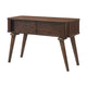 Manny Sofa Console Table | 2 Tambour Doors | Walnut Brown 48’’ BM336365