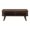 Manny Coffee Table | 2 Tambour Doors | A-Frame Walnut Brown 48’’ BM336366