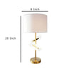Limy 2pc Table Lamp Set | White Shade | Classic Gold Metal Base | 20’’ BM336395