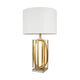 Limy 2pc Table Lamp Set | White Shade | Gold and Chrome Base | 29’’ BM336396