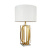 Limy 2pc Table Lamp Set | White Shade | Gold and Chrome Base | 29"