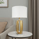 Limy 2pc Table Lamp Set | White Shade | Gold and Chrome Base | 29"