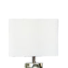 Limy 2pc Table Lamp Set | White Shade | Silver Metal Resin Base | 29’’ BM336397