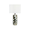 Limy 2pc Table Lamp Set | White Shade | Silver Metal Resin Base | 29"