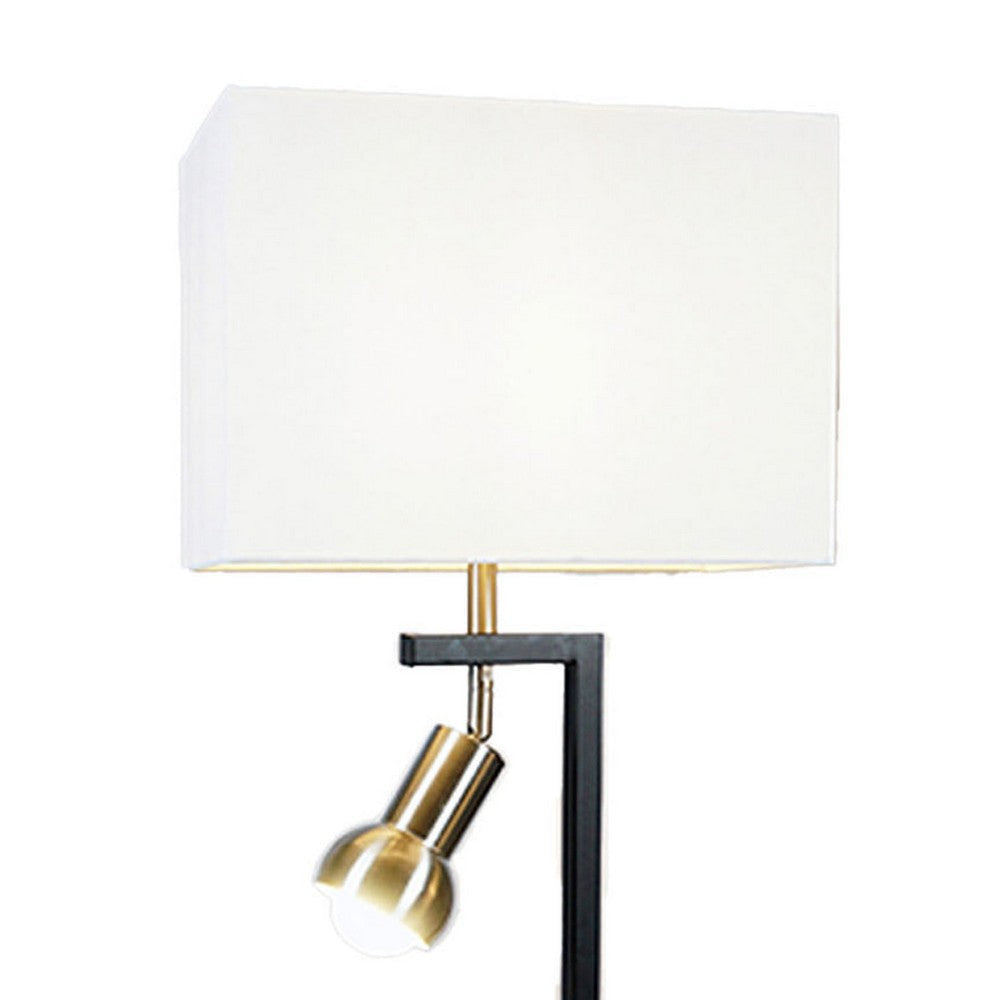 Limy 2pc Table Lamp Set | White Shade | Chrome and Black Frame | 29’’ BM336398