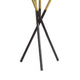 Azy Table Lamp | Frosted White Shade | Tripod Base | Black Gold | 30’’ BM336400