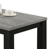 Tex 3pc Coffee and Side End Table Set | Gray Top | Black Wood Legs BM336413