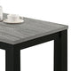 Tex 3pc Coffee and Side End Table Set | Gray Top | Black Wood Legs BM336413
