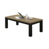 Tex 3pc Coffee and Side End Table Set | Brown Top | Black Wood Legs BM336414
