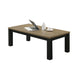 Tex 3pc Coffee and Side End Table Set | Brown Top | Black Wood Legs BM336414