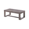 Knic Coffee Table | 48’’ | Gray Rectangular Top | Double Pedestal Base BM336419