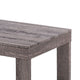Knic Coffee Table | 48’’ | Gray Rectangular Top | Double Pedestal Base BM336419