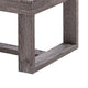 Knic Coffee Table | 48’’ | Gray Rectangular Top | Double Pedestal Base BM336419