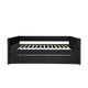 Sery Daybed w Trundle | Black Velvet Upholstery and Nailhead Trim BM336448