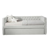 Lem Daybed w Pull Out Trundle | Chesterfield Dove Gray Upholstery