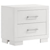Bela 5 Piece Queen Bedroom Set | LED Lit Bedframe | Snow White Wood
