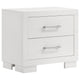 Bela 5 Piece Queen Bedroom Set | LED Lit Bedframe | Snow White Wood