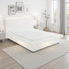 Bela 5 Piece Queen Bedroom Set | LED Lit Bedframe | Snow White Wood