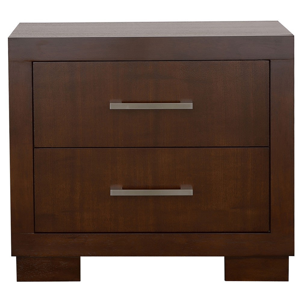 Bela 4 Piece Queen Bedroom Set | LED Underlight | Dark Brown Wood