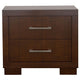 Bela 4 Piece Queen Bedroom Set | LED Underlight | Dark Brown Wood