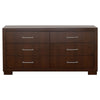 Bela 4 Piece Queen Bedroom Set | LED Underlight | Dark Brown Wood