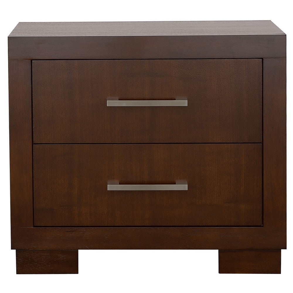 Bela 5 Piece Queen Bedroom Set | LED Underlight | Dark Brown Wood