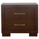 Bela 5 Piece Queen Bedroom Set | LED Underlight | Dark Brown Wood