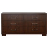 Bela 5 Piece Queen Bedroom Set | LED Underlight | Dark Brown Wood