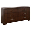 Bela 5 Piece Wall Panel Queen Bedroom Set | LED Underlight Dark Brown