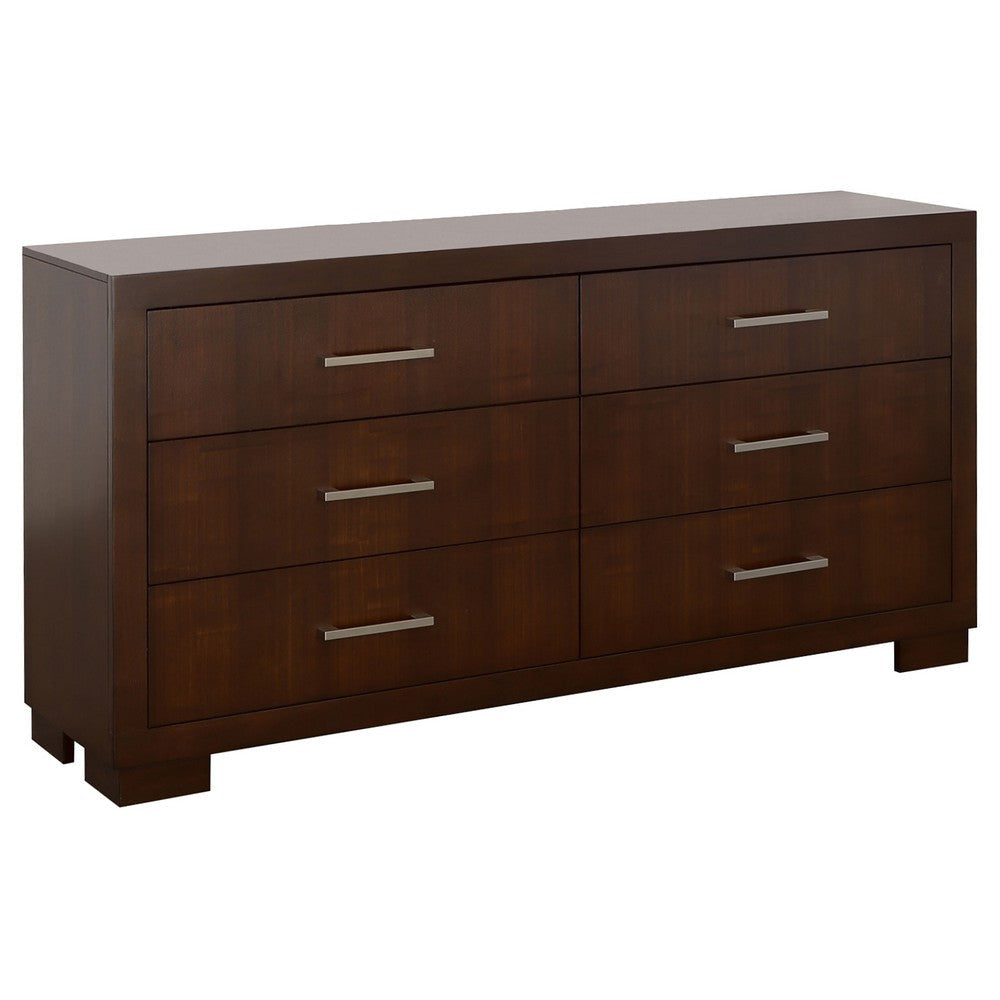 Bela 6 Piece Wall Panel Queen Bedroom Set | LED Underlight Dark Brown
