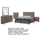 Sili 5pc Queen Storage Bedroom Set | Oak Brown | Dark Bronze | Mirror