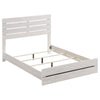 Sili 5pc Queen Bedroom Set | Dresser Mirror | Coastal White | Bronze