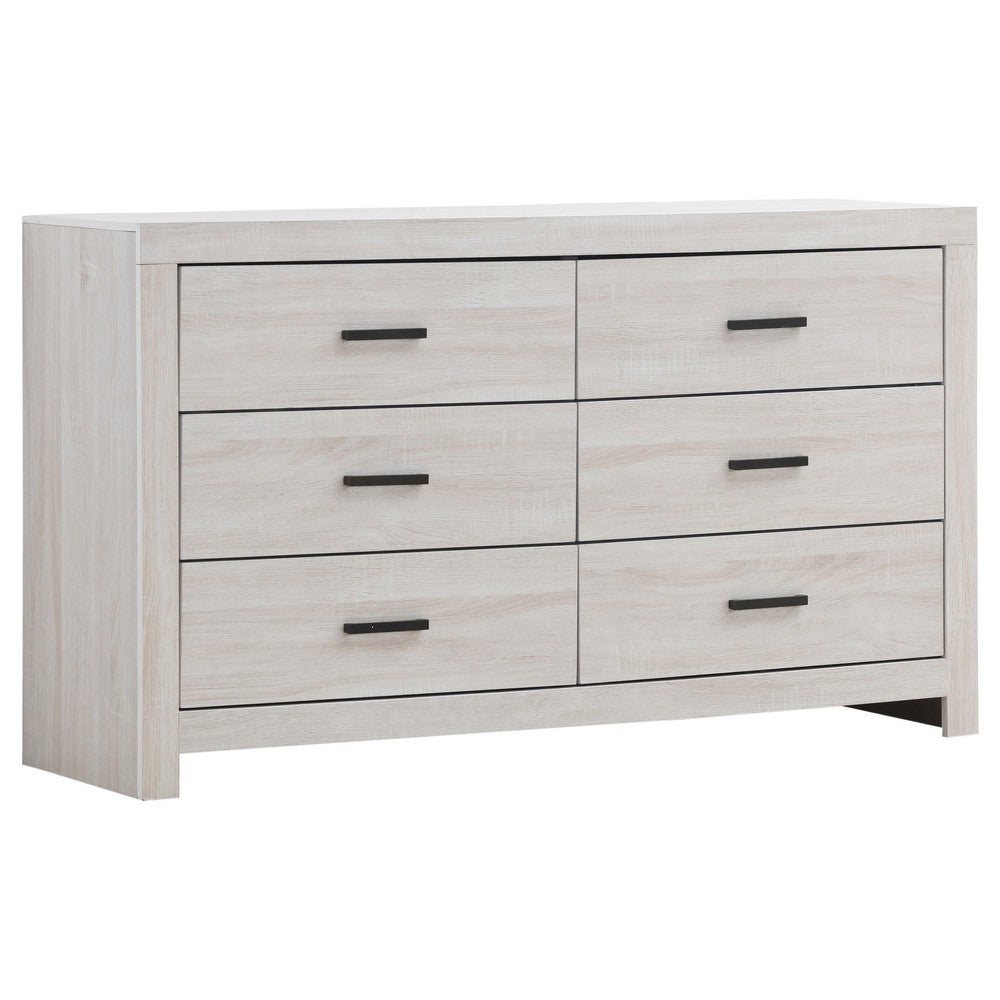 Sili 4pc Queen Storage Bedroom Set | Coastal White and Bronze